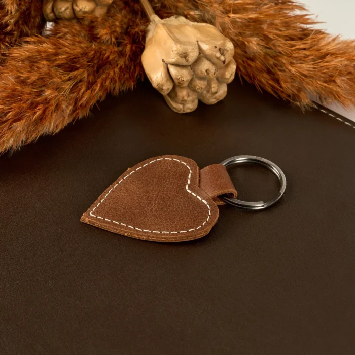 Personalized Leather Keychain for Couples Gift, Custom Leather Keychain Couples Name, Date Initial Couples Anniversary Gift, Gift for Him - Image 4
