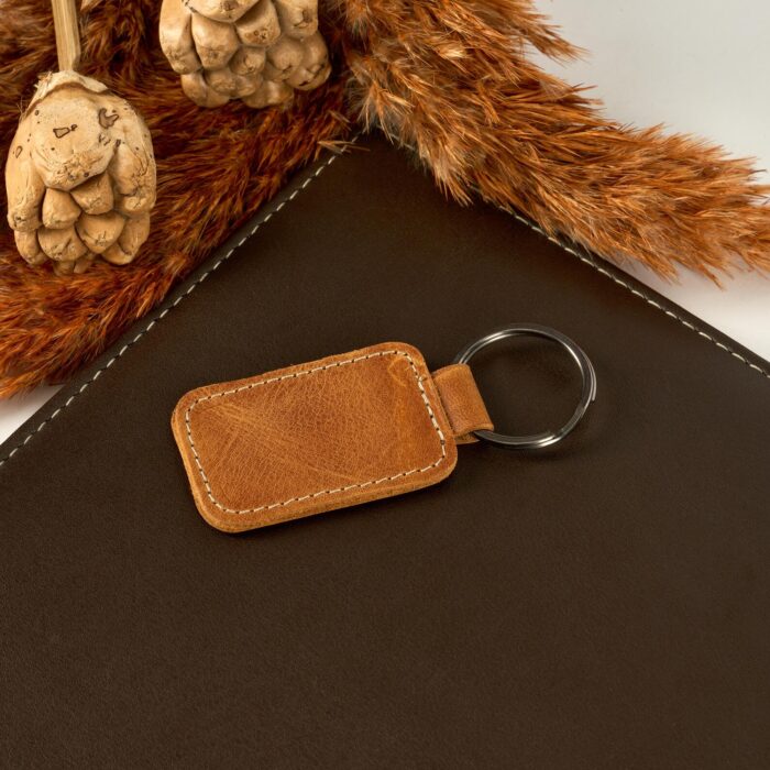 Personalized Leather Keychain for Birthday, Personalized Coordinates Keychain for Mens, Custom Date Initial Couples for Anniversary Gift - Image 4