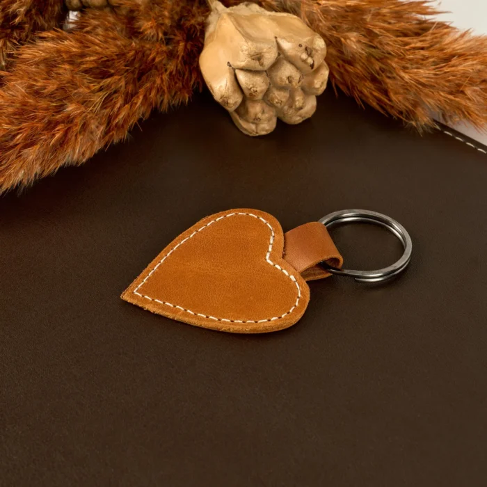 Personalized Leather Keychain for Couples Gift, Custom Leather Keychain Couples Name, Date Initial Couples Anniversary Gift, Gift for Him - Image 8