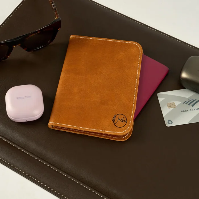 Personalized Leather Passport Holder Wallet Men, Travel Document Wallet Passport Holder Leather for Boyfriend, Passport Holder Case for Men - Image 10
